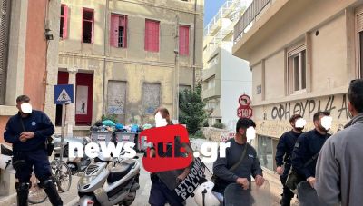 Ηράκλειο: Επιχείρηση στο κτίριο του Ευαγγελισμού – Έξι συλλήψεις για την επίθεση κατά Βορίδη (φωτο)