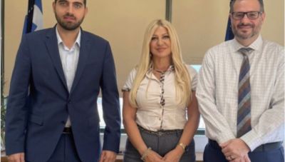 Ο Κωνσταντίνος Κεφαλογιάννης στον Υφυπουργό Περιβάλλοντος και Ενέργειας, Νίκο Τσάφο 