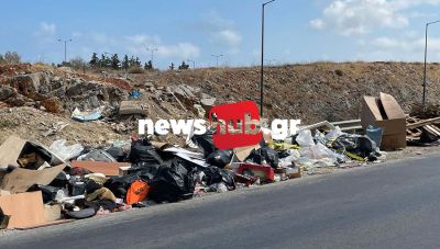 Εικόνες ντροπής μπροστά από τον καταυλισμό: Σκουπίδια και δυσοσμία 