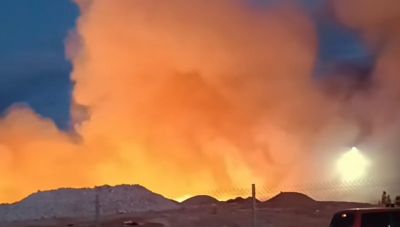 Μαίνεται η φωτιά στη χωματερή της ΔΕΔΙΣΑ στα Χανιά - Επιχείρηση περιορισμού με επιχωματώσεις