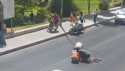 Ηράκλειο: Τροχαίο με παράσυρση στο κέντρο - Στο νοσοκομείο με τραύματα πεζή