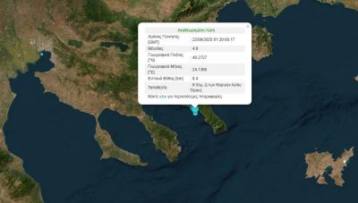 Σεισμός 4,8 Ρίχτερ τα ξημερώματα στο Άγιο Όρος: «Μας προβληματίζει», λέει ο Ευθύμιος Λέκκας