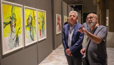 Στην έκθεση έργων τέχνης του Ν. Βισκαδουράκη ο Περιφερειάρχης Κρήτης