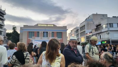 Ηράκλειο: Πλήθος κόσμου στη συγκέντρωση αλληλεγγύης για τον Πάνο Ρούτσι (Φωτο)