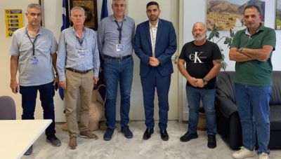 Συνάντηση του Κωνσταντίνου Κεφαλογιάννη με τον Αερολιμενάρχη Ηρακλείου