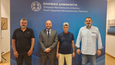 Συνάντηση του Γ.Γ. Μεταναστευτικής Πολιτικής με τον Ενιαίο Αγροτικό Σύλλογο Ιεράπετρας - Τι συζητήθηκε