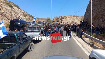 Συνεχίζονται οι κινητοποιήσεις των κτηνοτρόφων στον ΒΟΑΚ – Κατευθύνονται προς το αεροδρόμιο Ηρακλείου