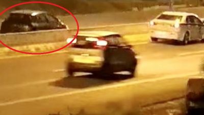 Εφιαλτικές στιγμές στον ΒΟΑΚ: Αυτοκίνητο μπήκε ανάποδα στη ράμπα της Κνωσού (φωτο)