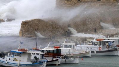 Ισχυρό μελτέμι τη Δευτέρα στο Ηράκλειο – Συστάσεις από το Λιμεναρχείο