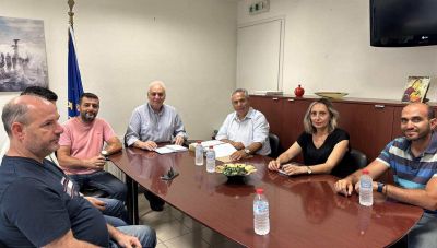 Συσκέψεις για αναπτυξιακά έργα που χρηματοδοτεί η Περιφέρεια Κρήτης στους Δήμους Μινώα Πεδιάδος και Βιάννου