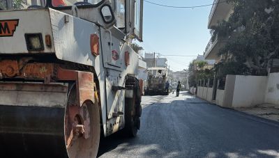 Νέα έργα ασφαλτοστρώσεων στην περιοχή του Μασταμπά από τον Δήμο Ηρακλείου