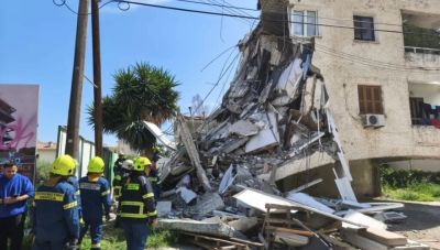 Κύπρος: Κατέρρευσε τμήμα πολυκατοικίας -  Τουλάχιστον ένας εγκλωβισμένος και τρεις τραυματίες