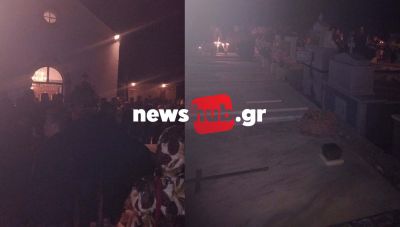 Δίπλα στους νεκρούς: Στην κορύφωση του Πένθους, ο Επιτάφιος σε χωριά του Ηρακλείου καταλήγει στα νεκροταφεία (Φωτο)