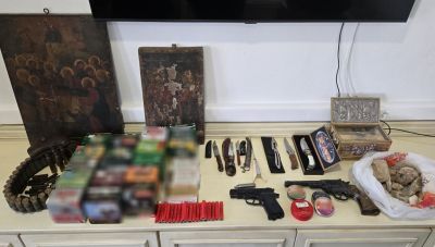 Ηράκλειο: Οπλοστάσιο στα χέρια 60χρονου μετά από καταγγελία για ενδοοικογενειακή βία