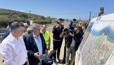 Αυτοψία Δήμα στα εργοτάξια του ΒΟΑΚ σε Ηράκλειο και Λασίθι - «Η πορεία των έργων προχωρά δυναμικά»