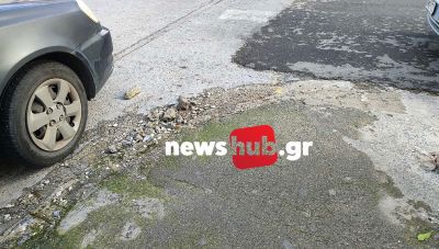 Ηράκλειο: Πεζοδρόμια «παγίδες», κακοτεχνίες και ασυντήρητα σημεία σε έναν από τους κεντρικούς δρόμους  (Φωτο)