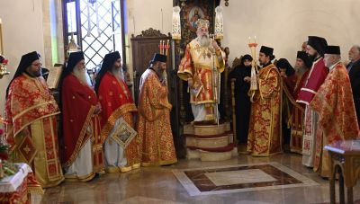 Λαμπρός και φέτος ο εορτασμός του Αγίου Γεωργίου στη Μονή Επανωσήφη-Η αναφορά του Αρχιεπισκόπου στις ψευτο-καπετανιές (Φωτο)