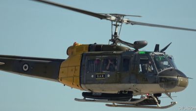 Αναγκαστική προσγείωση στρατιωτικού ελικοπτέρου Agusta-Bell λόγω βλάβης κοντά στη Μαθιά