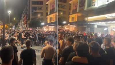 Έξαλλοι πανηγυρισμοί για το Σούπερ Καπ και στο κέντρο του Ηρακλείου από τους φιλάθλους του ΟΦΗ (Βίντεο)