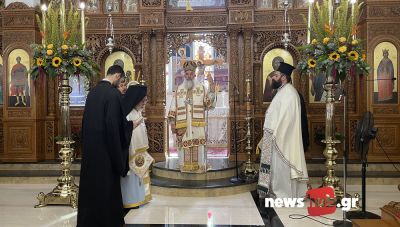 Με λαμπρότητα και κατάνυξη η γιορτή της Κοιμήσεως της Θεοτόκου στην Παναγία Καμαριανή στη Νέα Αλικαρνασσό (Φωτο)