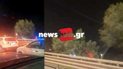 Ηράκλειο: Δεν εντοπίστηκε κανείς στο αυτοκίνητο που κρεμόταν στις εκβολές του Γιόφυρου ποταμού