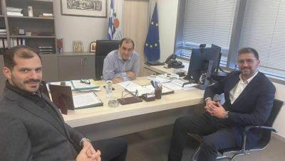 Η αντιπλημμυρική θωράκιση του Δ. Μαλεβιζίου - Τι συζήτησαν Μεν. Μποκέας και υφυπουργός Π. Προστασίας