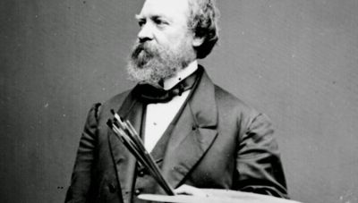 Κωνσταντίνος Μπρουμίδης: Αμερικανός ζωγράφος, γνωστός για τις τοιχογραφίες του στο Μέγαρο του Καπιτωλίου στην Ουάσινγκτον