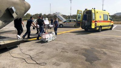 Αεροδιακομιδή έξι παιδιών μεταναστών από τη Χίο στην Αθήνα