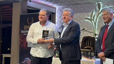 Στην τελετή απονομής των Επιχειρηματικών Βραβείων  του Επιμελητηρίου Ρεθύμνου  ο Περιφερειάρχης Κρήτης