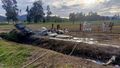 Κολομβία: 6 νεκροί σε συντριβή ιδιωτικού αεροσκάφους, ανάμεσά τους και γνωστός τραγουδιστής