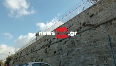 Ηράκλειο: Στο κενό νεαρός άνδρας από τα Ενετικά Τείχη!