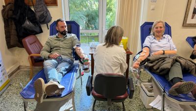 Με επιτυχία ολοκληρώθηκε η πρώτη εθελοντική αιμοδοσία του έτους στο Δημαρχείο Χανίων 