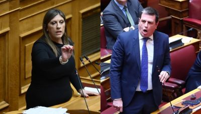 Ένταση μεταξύ Καιρίδη και Ζωής στη Βουλή: «Κάνετε βρώμικη δουλειά» -«Άσε μας, κουκλίτσα μου»