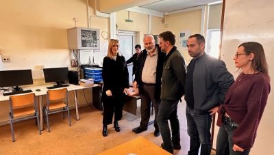 Με νέους σύγχρονους υπολογιστές εξοπλίστηκαν οι αίθουσες πληροφορικής στο Γυμνάσιο Γαζίου