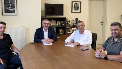 Στο… επίκεντρο τα προβλήματα του δήμου Αγίου Βασιλείου-Συνάντηση Γ. Ταταράκη με τον Μ. Χνάρη