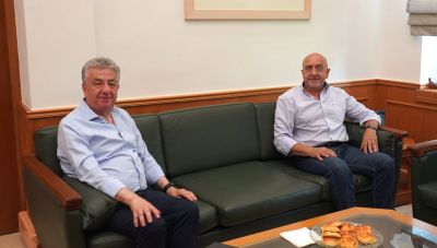 Συνάντηση Περιφερειάρχη Κρήτης με τον Δήμαρχο Σφακίων