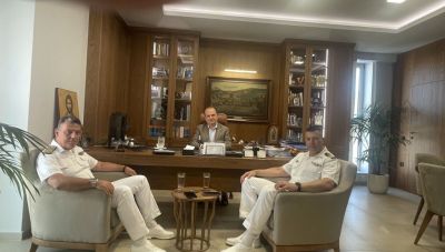 Συνάντηση του Δημάρχου Ρεθύμνης με αξιωματούχους του Λιμενικού Σώματος