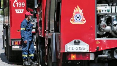 Άνω Λιόσια: Πυρκαγιά ξέσπασε σε χώρο στάθμευσης οικίας