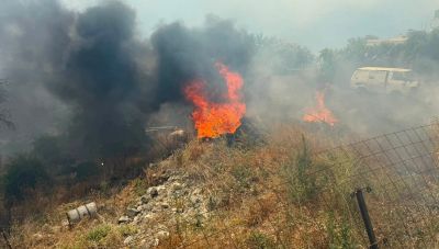 Μεγάλη μάχη με τις φλόγες στο Μορόνι του Δήμου Φαιστού - Ο συντονισμός των δυνάμεων περιόρισε την επέκταση της φωτιάς