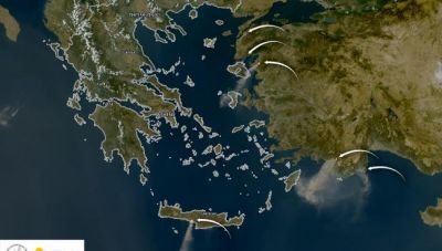Τουλάχιστον 100 χιλιόμετρα ταξίδεψε ο καπνός από τη φωτιά στο Ρέθυμνο