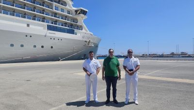 Το Ηράκλειο υποδέχθηκε το Silver Nova, ένα από τα πιο σύγχρονα κρουαζιερόπλοιο