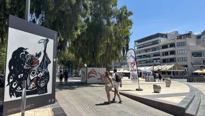 Σε… υπαίθρια πινακοθήκη η πλατεία Ελευθερίας στο πλαίσιο του Φεστιβάλ «Τέχνη καθ’ Οδόν» (Φωτο)