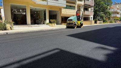 Ολοκληρώθηκαν οι εργασίες ασφαλτόστρωσης στην οδό Πινδάρου