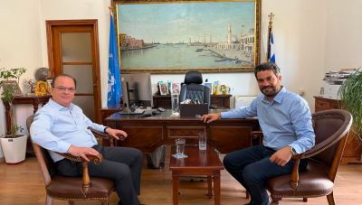 Η Τοπική Αυτοδιοίκηση στο επίκεντρο της συνάντησης του Δημάρχου Χανίων με τον Πρόεδρο της ΠΕΔ Κρήτης Γιώργη Μαρινάκη