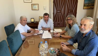Ενημερωτική συνάντηση στο γραφείο Αντιπεριφερειάρχη Λασιθίου για τη μελέτη του Φράγματος Κρούστα