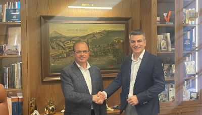 Συνάντηση του Δημάρχου Ρεθύμνης με τον Πρόεδρο του Ελληνικού Κτηματολογίου