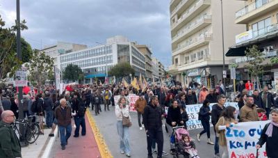 Χανιά: Μαζική συμμετοχή στην απεργιακή συγκέντρωση της εργατικής Πρωτομαγιάς
