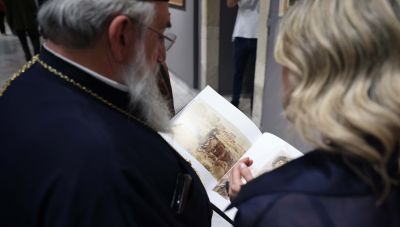 Εγκαίνια στη Βασιλική Αγίου Μάρκου για την αναδρομική έκθεση «Θωμάς Φανουράκης -  5 δεκαετίες ζωγραφικής»