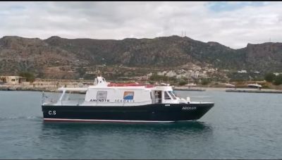 Μηχανική βλάβη στο πλοίο «Αίολος» που εκτελεί το δρομολόγιο Χώρα Σφακίων- Λουτρό- Αγία Ρουμέλη