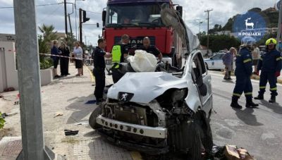 Ρόδος: Ελεύθερος με περιοριστικούς όρους ο 44χρονος οδηγός για το δυστύχημα με θύματα μητέρα και κόρη